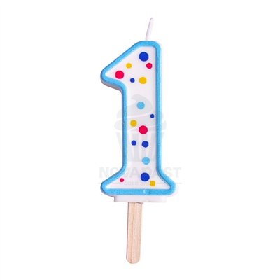 Vela PME Nº1 : Bleu à Pois Multicolores