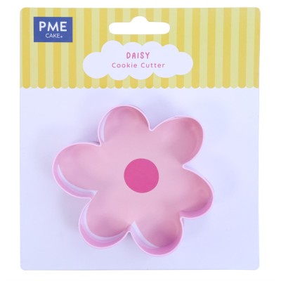 PME PINK DAISY METAL COOKIE CUTTER
