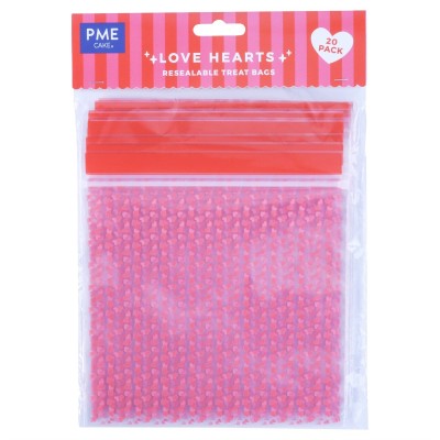 PME SET OF 20 VALENTINE'S DAY GIFT BAGS