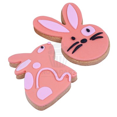 Coffret 2 emporte-pièces lapin pour biscuits parfaits