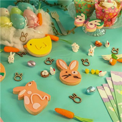 Coffret 2 emporte-pièces lapin pour biscuits parfaits