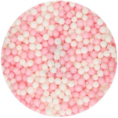 White and pink sugar pearls FUNCAKES 60g: Unique sweetness