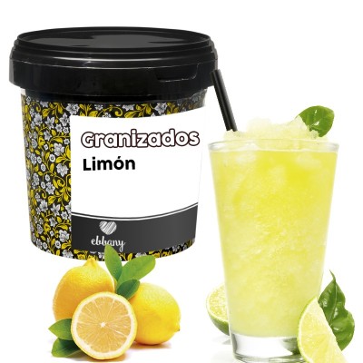 "Preparado Ebbany Granizada de Limón 1+4 - Refrescante y Delicioso (Bote 1L)"