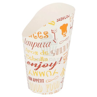 "Set de 50 Vasos para Fritos - Parole Ø8,5x13,5cm."