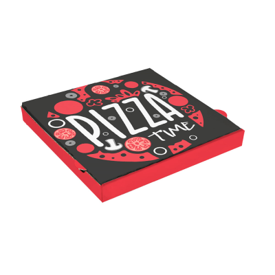 "Set de 100 Cajas de Pizza GDP en Cartón, Tamaño 32x32x3,8 cm"