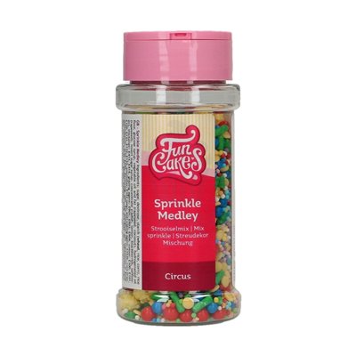 Decoração de Açúcar Circo 65g - FunCakes Medley