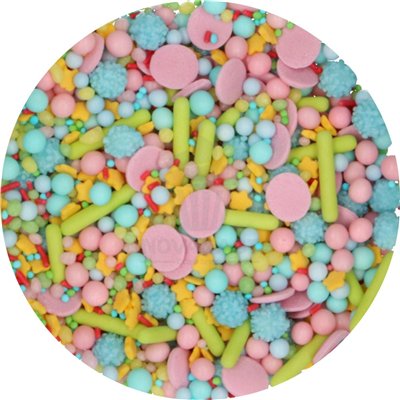 Decoração de Açúcar FunCakes Medley Happy 65g