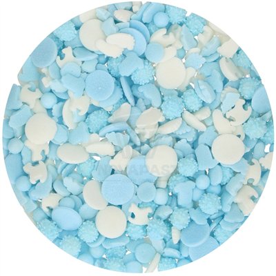 Decoração FunCakes Baby Blue 50g: Toque Doce e Elegante