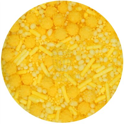 "Decora tus Pasteles con FunCakes Medley Amarillo de Azúcar - 70 gr"
