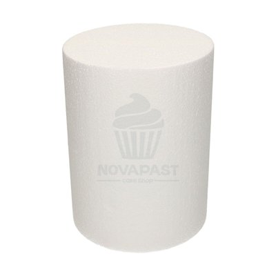 Round 15cm Cake Dummy - 20cm Tall Porex by FunCakes