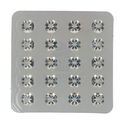 Decore com Elegância: 20 Diamantes de Gelatina Branco