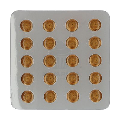 FUNCAKES Set de 20 Diamantes de Gelatina Oro Pearl: Elegancia Dulce