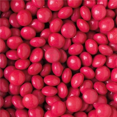 Mini Lentejas de Chocolate Vermelhas 80g - Decoração Perfeita