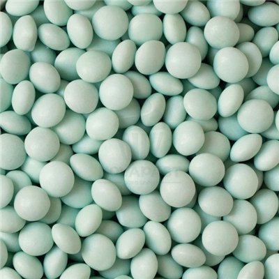 Mini Lentejas de Chocolate Verde 80g - Decoração Doce