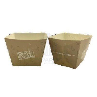 "Kit SN de 100 Cajas Premium para Buñuelos - 65x55x70mm"