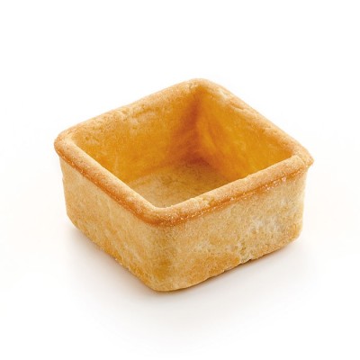 CASE BOX OF 140 SQUARE TARTLETS 37X37 MM