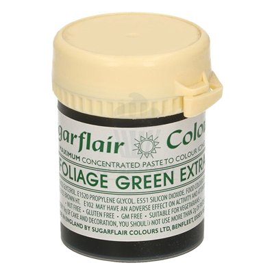 SUGARFLAIR COLORANTE EN PASTA VERDE FOLIAGE 42 GR