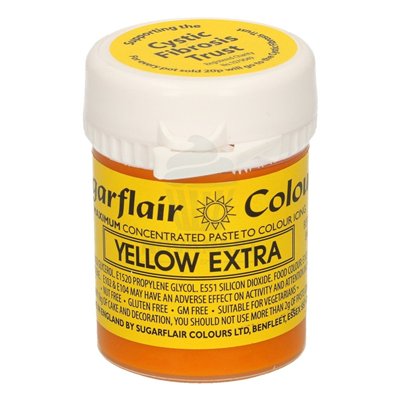 SUGARFLAIR COLORANTE EN PASTA AMARILLO EXTRA 42 GR