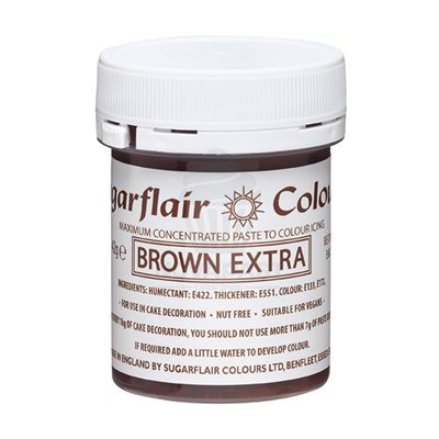 SUGARFLAIR COLORANTE EN PASTA MARRON EXTRA 42 GR