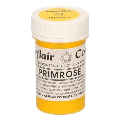 SUGARFLAIR COLORANTE PASTA 25 GR PRIMROSE/AMARILLO