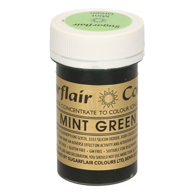 SUGARFLAIR COLORANTE PASTA 25 GR. MINT GREEN
