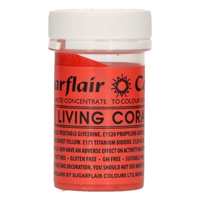 SUGARFLAIR COLORANT PÂTE 25 GR LIVING CORAL