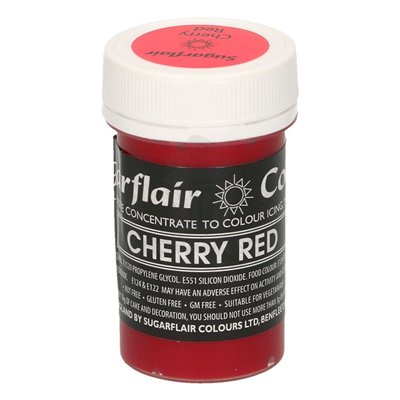 SUGARFLAIR COLORANT PÂTE 25 GR. CHERRY RED