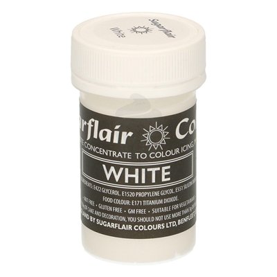SUGARFLAIR COLORANTE PASTA 25 GR WHITE