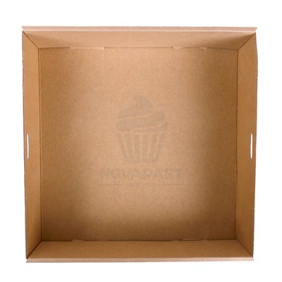 BOÎTE SANS COUVERCLE CATERING KRAFT 22,5X22,5X6 CM
