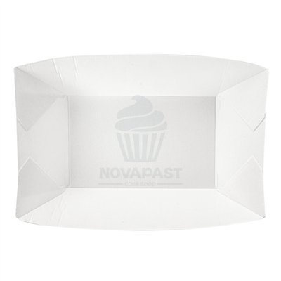 GDP SET 150 BARQUETAS BLANCAS SNACK 13,5X8X5X6.2CM