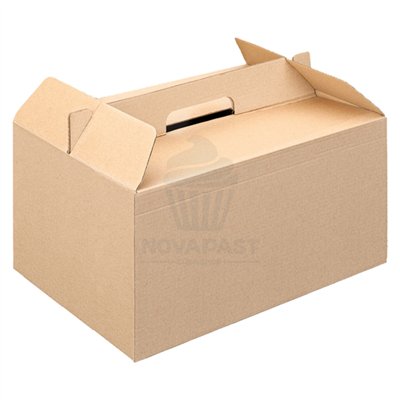 CAIXA/MALETA COM ALÇAS KRAFT 24,5X13,5X12 CM