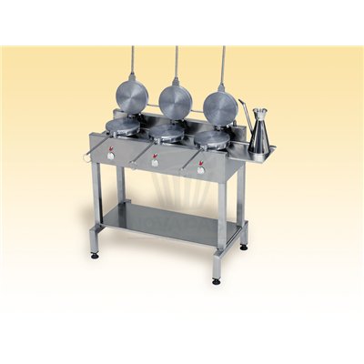 BARQUILLERO ELECTRICO MODELO 3 PLATOS 250MM 3,9 KW