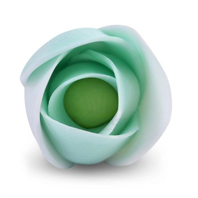 TULIPES EN SUCRE BLANCS/BLEUS 3,5CM (24 UNITÉS)