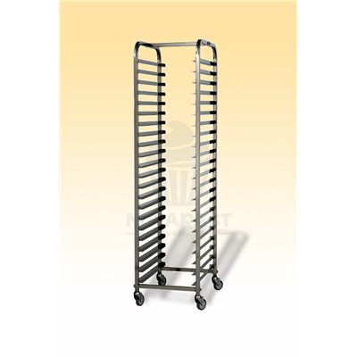 CARRO PASTELERO 22 BANDEJAS 60X40 INOX BOCA 40