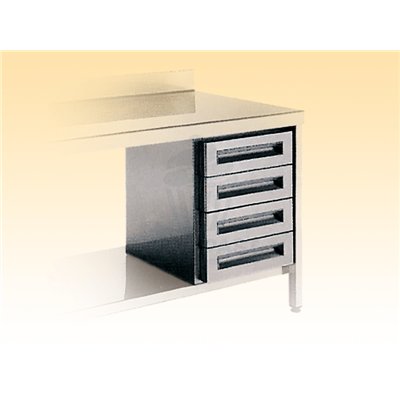 4 GAVETAS ACESSÓRIO PARA MESA 53X44X59,5 CM