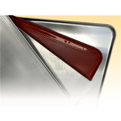 PLATEAU EN ALUMINIUM EMBOUTI DOUBLE BORA 60X40. PLUSIEURS MODÈLES