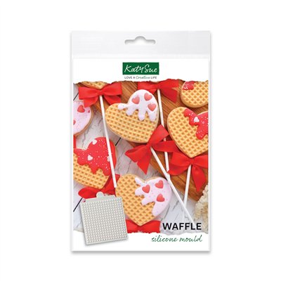 Molde de Silicone Waffle 10x10cm Katy Sue