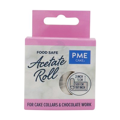 Acétate PME 5m x 5cm : Parfait pour pâtisserie créative