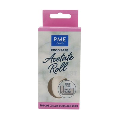 Rolo de Acetato PME 5m x 10cm para Confeitaria Perfeita