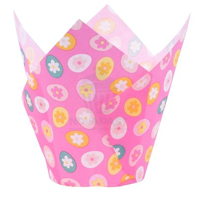 Tulipas colorées pour muffins - Set de 24 pièces PME