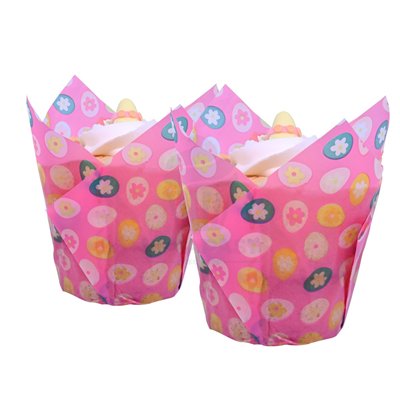 Tulipas colorées pour muffins - Set de 24 pièces PME
