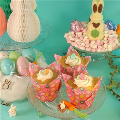 Tulipas colorées pour muffins - Set de 24 pièces PME