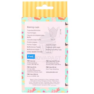 "Set PME de 24 Tulipas para Muffins - Decoración de Pascua Única"