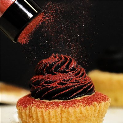 Poudre Lustre Comestible Rouge 10g - Éclat Gourmand