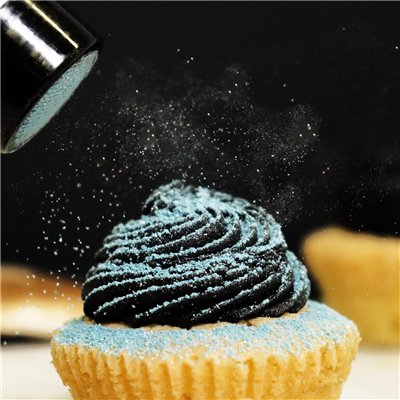 PME JAR 10 GR EDIBLE LUSTER DUST BLUE: UNIQUE SHINE