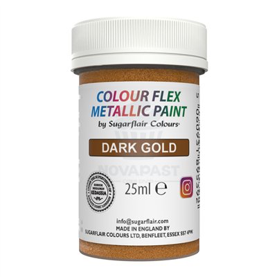 Peinture Métallique Or Sombre 25g - Sugarflair