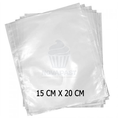 PACOTE SN DE 100 SACOS A VÁCUO 150X200 MM