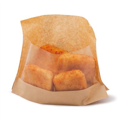 GDP SET DE 100 BOLSAS KRAFT ABIERTAS 14X16 CM