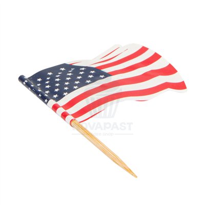 GDP CONJUNTO DE 100 BANDEIRINHAS COQUETEL 6,5CM EUA