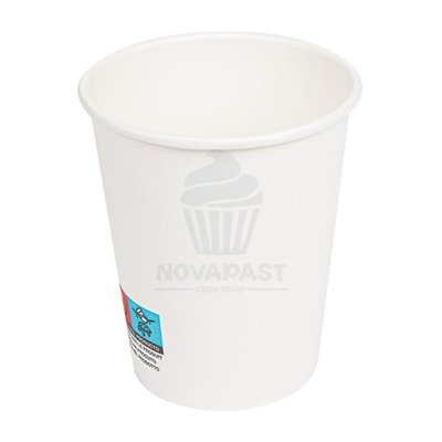 COPO DE CAFÉ BRANCO 240 ML Ø8/5,3x9 CM (PAC. 50 UND)